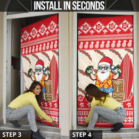 Hawaii Christmas Six Seven Door Cover Mele Kalikimaka Funny Santa 67 Gen Alpha Slang LT14 - Polynesian Pride
