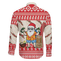 Hawaii Christmas Six Seven Family Matching Mermaid Dress and Hawaiian Shirt Mele Kalikimaka Funny Santa 67 Gen Alpha Slang LT14 - Polynesian Pride