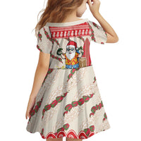 Hawaii Christmas Six Seven Family Matching Short Sleeve Bodycon Dress and Hawaiian Shirt Mele Kalikimaka Funny Santa 67 Gen Alpha Slang LT14 - Polynesian Pride