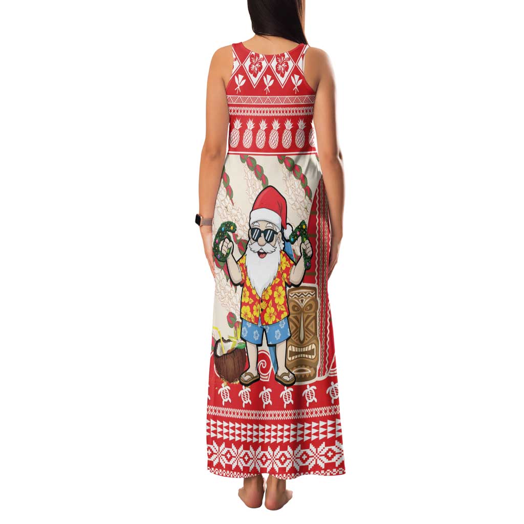 Hawaii Christmas Six Seven Family Matching Tank Maxi Dress and Hawaiian Shirt Mele Kalikimaka Funny Santa 67 Gen Alpha Slang LT14 - Polynesian Pride