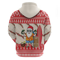Hawaii Christmas Six Seven Hoodie Mele Kalikimaka Funny Santa 67 Gen Alpha Slang LT14 - Polynesian Pride