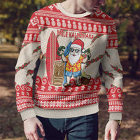 Hawaii Christmas Six Seven Ugly Christmas Sweater Mele Kalikimaka Funny Santa 67 Gen Alpha Slang LT14 - Polynesian Pride