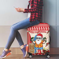 Hawaii Christmas Six Seven Luggage Cover Mele Kalikimaka Funny Santa 67 Gen Alpha Slang LT14 - Polynesian Pride