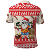 Hawaii Christmas Six Seven Polo Shirt Mele Kalikimaka Funny Santa 67 Gen Alpha Slang LT14 - Polynesian Pride