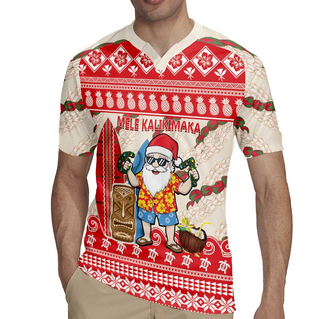 Hawaii Christmas Six Seven Rugby Jersey Mele Kalikimaka Funny Santa 67 Gen Alpha Slang - Polynesian Pride