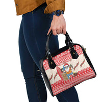 Hawaii Christmas Six Seven Shoulder Handbag Mele Kalikimaka Funny Santa 67 Gen Alpha Slang - Polynesian Pride