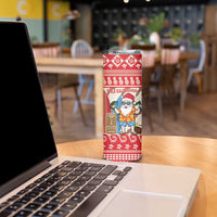 Hawaii Christmas Six Seven Skinny Tumbler Mele Kalikimaka Funny Santa 67 Gen Alpha Slang LT14 - Polynesian Pride