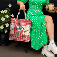 Hawaii Christmas Six Seven Tote Bag Mele Kalikimaka Funny Santa 67 Gen Alpha Slang - Polynesian Pride
