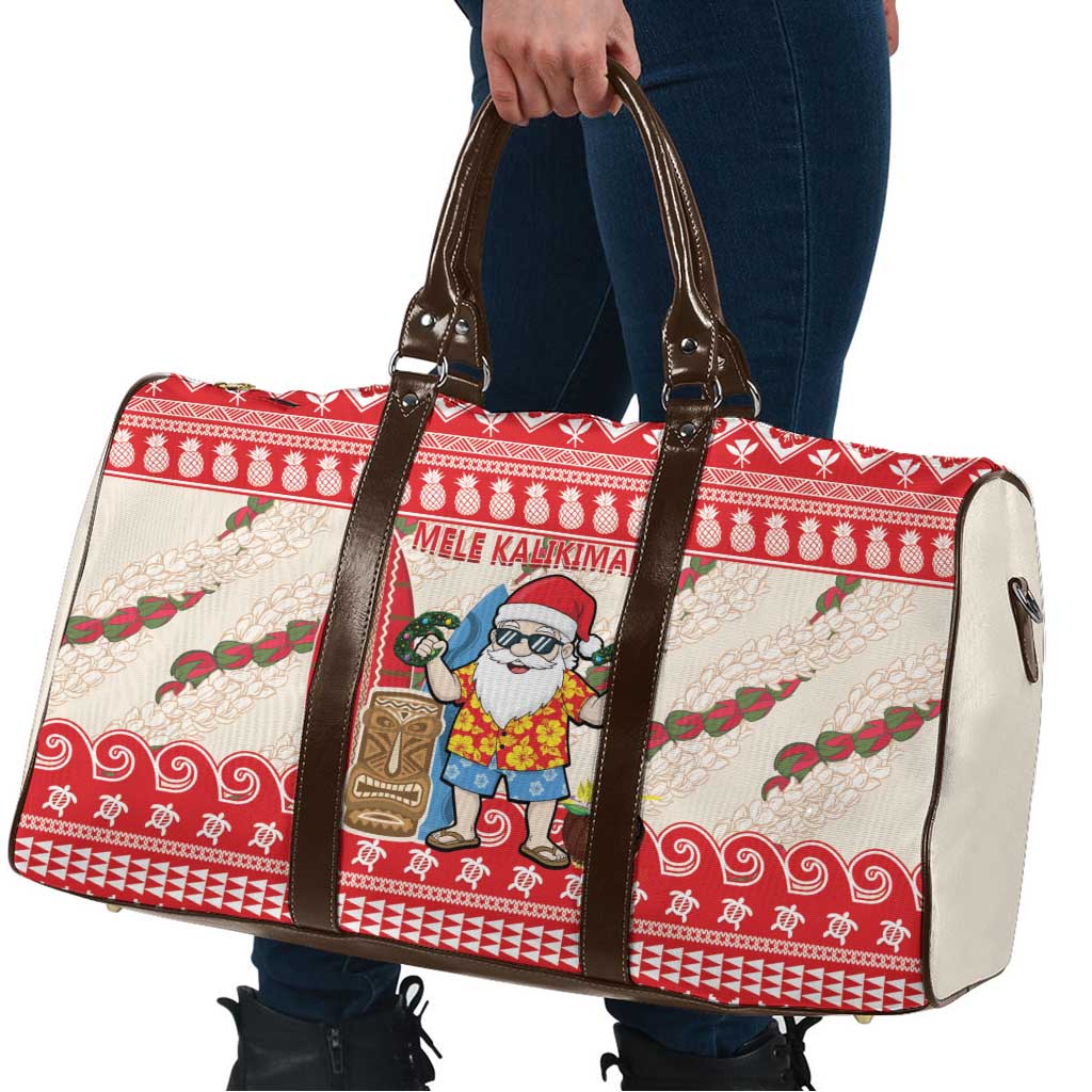 Hawaii Christmas Six Seven Travel Bag Mele Kalikimaka Funny Santa 67 Gen Alpha Slang LT14 - Polynesian Pride