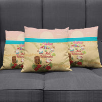 Aloha Hawaii Mele Kalikimaka Pillow Cover Beachy Funny Santa Hawaiian Lei LT14 - Polynesian Pride