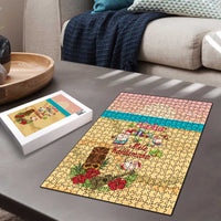 Aloha Hawaii Mele Kalikimaka Puzzle Beachy Funny Santa Hawaiian Lei LT14 - Polynesian Pride