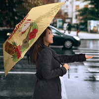 Aloha Hawaii Mele Kalikimaka Umbrella Beachy Funny Santa Hawaiian Lei LT14 - Polynesian Pride