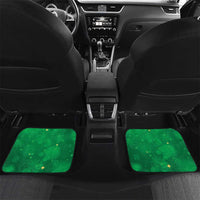 New Zealand Kakapo Christmas Car Mats Owl Parrot Santa Sliver Fern Manuka - Green LT14 Set 2pcs - Back Green - Polynesian Pride