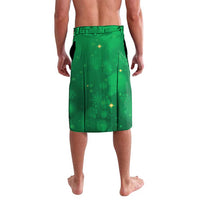 New Zealand Kakapo Christmas Lavalava Owl Parrot Santa Sliver Fern Manuka - Green LT14 - Polynesian Pride