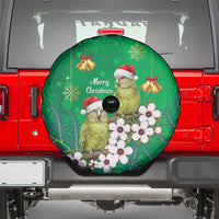 New Zealand Kakapo Christmas Spare Tire Cover Owl Parrot Santa Sliver Fern Manuka - Green LT14 - Polynesian Pride