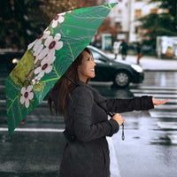New Zealand Kakapo Christmas Umbrella Owl Parrot Santa Sliver Fern Manuka - Green LT14 - Polynesian Pride