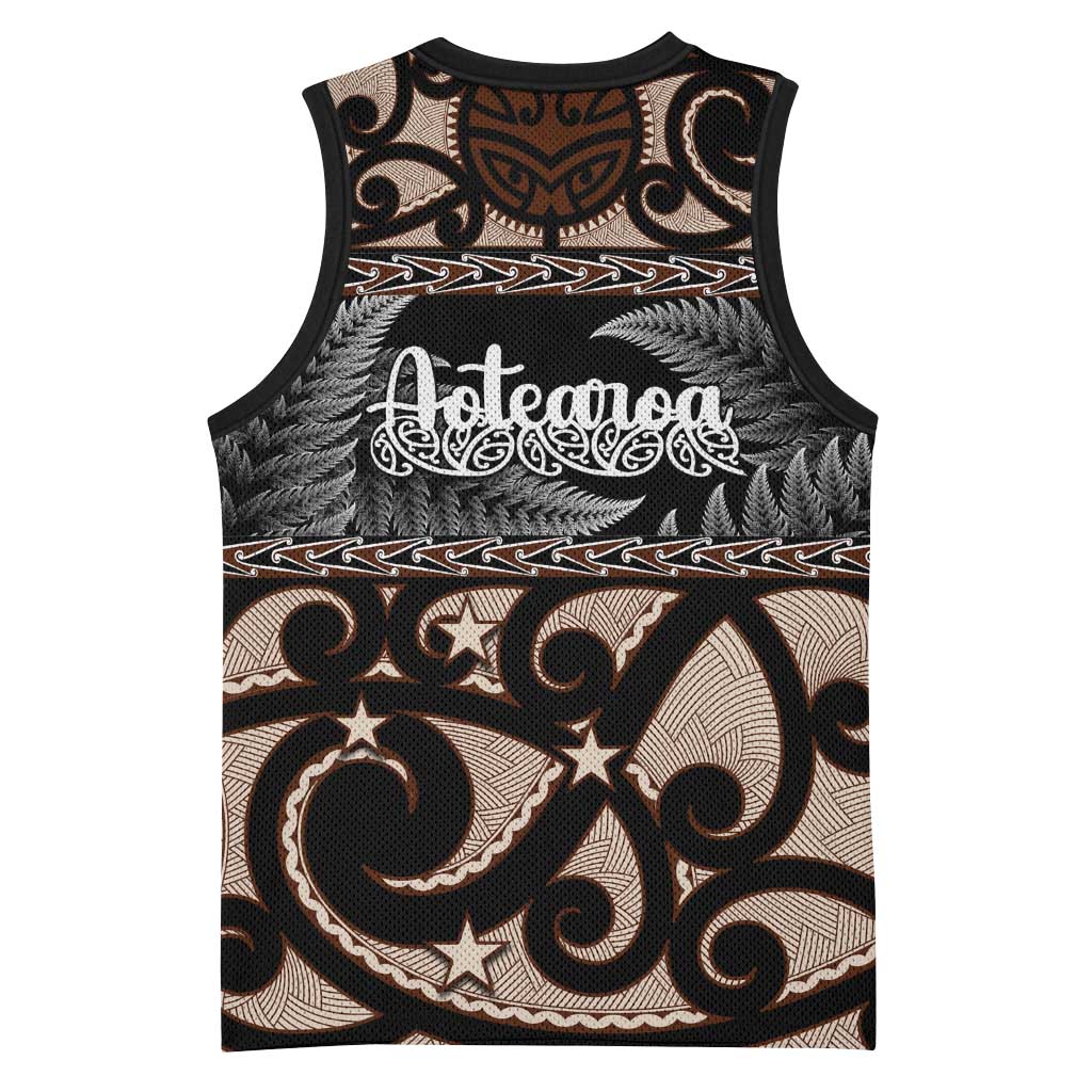 Kia Ora New Zealand Basketball Jersey Aotearoa Proud Maori Silver Fern LT14 - Polynesian Pride