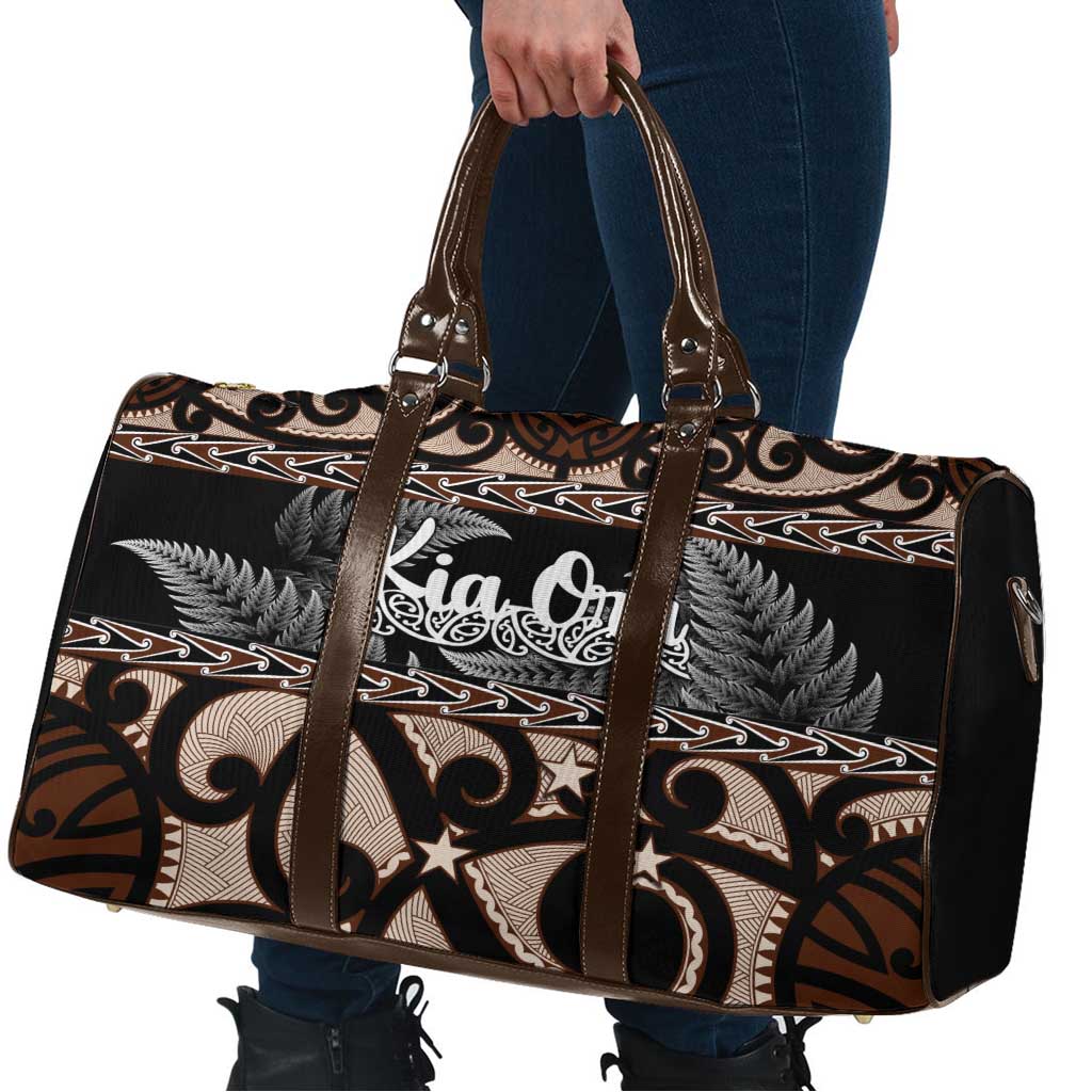 Kia Ora New Zealand Travel Bag Aotearoa Proud Maori Silver Fern LT14 - Polynesian Pride