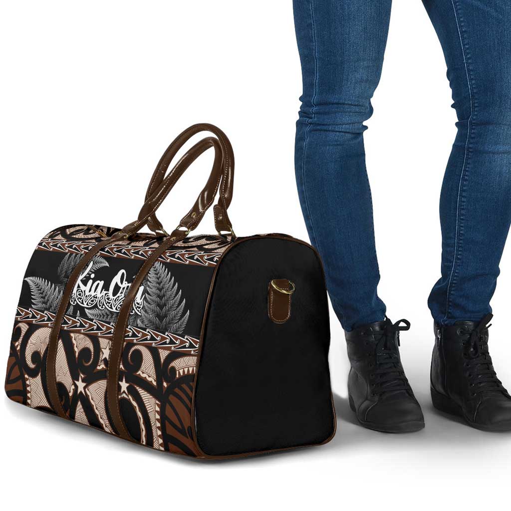 Kia Ora New Zealand Travel Bag Aotearoa Proud Maori Silver Fern LT14 - Polynesian Pride