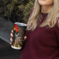New Zealand ANZAC Day Tumbler Cup Lest We Forget Silver Fern With Camouflage LT14 - Polynesian Pride