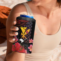 Hawaii Iwa Bird 4 in 1 Can Cooler Tumbler Great Frigatebird Kanaka Tropical Hippie Style LT14 - Polynesian Pride