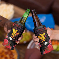 Hawaii Iwa Bird 4 in 1 Can Cooler Tumbler Great Frigatebird Kanaka Tropical Hippie Style LT14 - Polynesian Pride