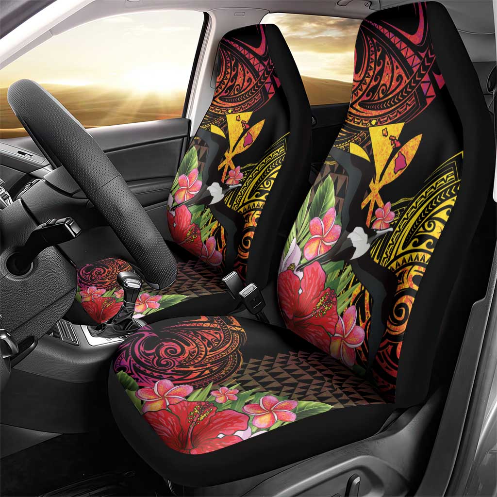Hawaii Iwa Bird Car Seat Cover Great Frigatebird Kanaka Tropical Hippie Style LT14 - Polynesian Pride