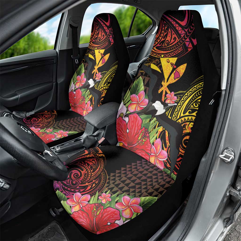 Hawaii Iwa Bird Car Seat Cover Great Frigatebird Kanaka Tropical Hippie Style LT14 - Polynesian Pride