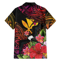 Hawaii Iwa Bird Family Matching Puletasi and Hawaiian Shirt Great Frigatebird Kanaka Tropical Hippie Style LT14 - Polynesian Pride