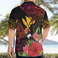 Hawaii Iwa Bird Hawaiian Shirt Great Frigatebird Kanaka Tropical Hippie Style LT14 - Polynesian Pride