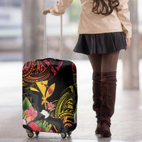 Hawaii Iwa Bird Luggage Cover Great Frigatebird Kanaka Tropical Hippie Style LT14 - Polynesian Pride