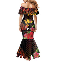 Hawaii Iwa Bird Mermaid Dress Great Frigatebird Kanaka Tropical Hippie Style LT14 - Polynesian Pride