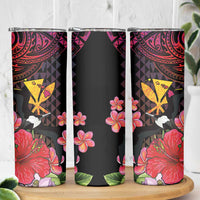 Hawaii Iwa Bird Skinny Tumbler Great Frigatebird Kanaka Tropical Hippie Style LT14 - Polynesian Pride