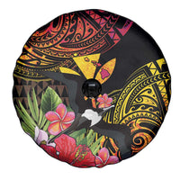 Hawaii Iwa Bird Spare Tire Cover Great Frigatebird Kanaka Tropical Hippie Style LT14 - Polynesian Pride