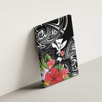 Hawaii Iwa Bird Canvas Wall Art Great Frigatebird Kanaka Tropical Flowers LT14 - Polynesian Pride
