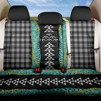 Black Palaka Hawaii Iwa Bird Back Car Seat Cover Hawaiian Kakau Jade Vine Lei - Polynesian Pride