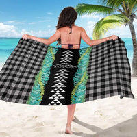Black Palaka Hawaii Iwa Bird Sarong Hawaiian Kakau Jade Vine Lei LT14 - Polynesian Pride