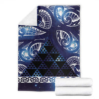 Matariki New Zealand Blanket NZ Niho Taniwha Maori New Year Blue Galaxy