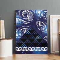 Matariki New Zealand Canvas Wall Art NZ Niho Taniwha Maori New Year Blue Galaxy LT14 - Polynesian Pride