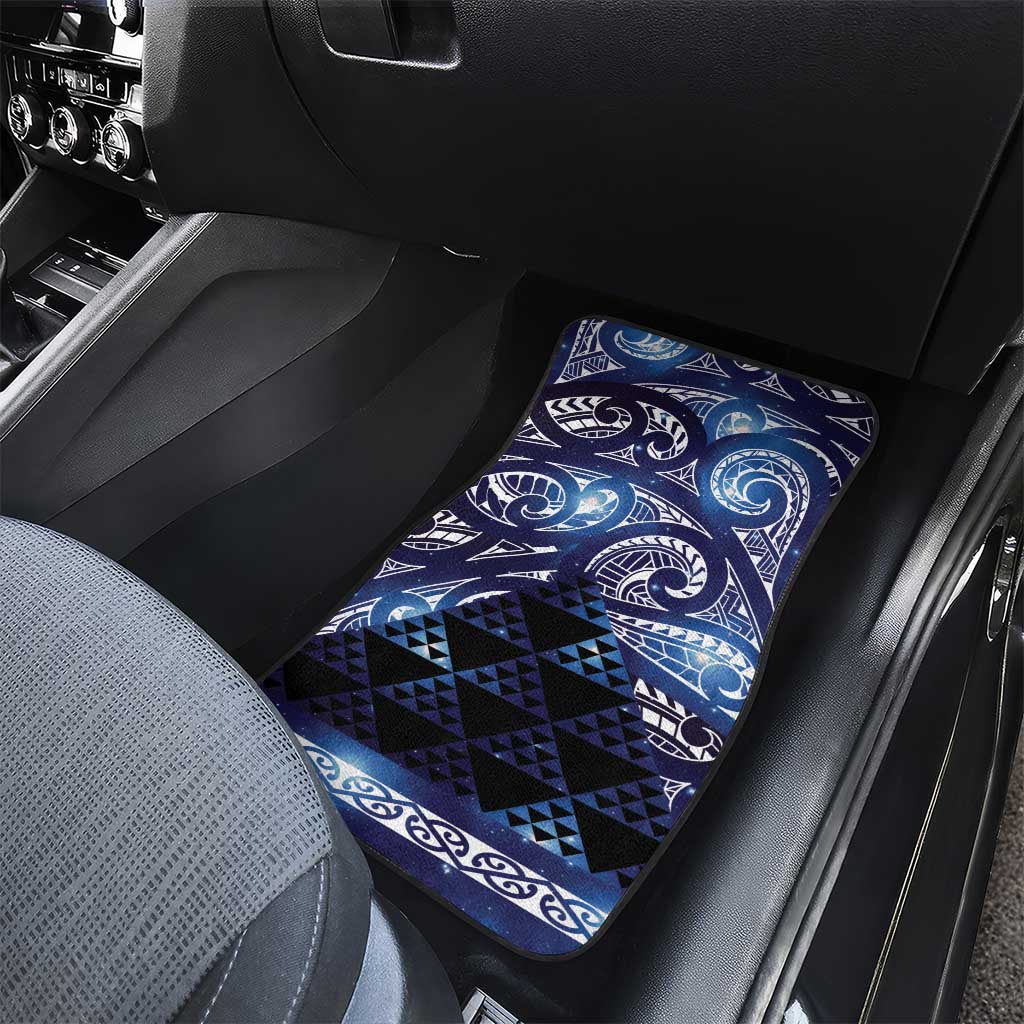 Matariki New Zealand Car Mats NZ Niho Taniwha Maori New Year Blue Galaxy