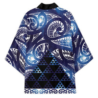 Matariki New Zealand Kimono NZ Niho Taniwha Maori New Year Blue Galaxy LT14 - Polynesian Pride