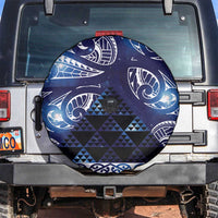 Matariki New Zealand Spare Tire Cover NZ Niho Taniwha Maori New Year Blue Galaxy LT14 Blue - Polynesian Pride