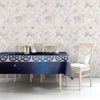 Matariki New Zealand Tablecloth NZ Niho Taniwha Maori New Year Blue Galaxy