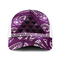 Matariki New Zealand Baseball Net Cap NZ Niho Taniwha Maori New Year Purple Galaxy