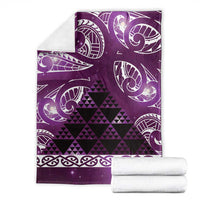 Matariki New Zealand Blanket NZ Niho Taniwha Maori New Year Purple Galaxy