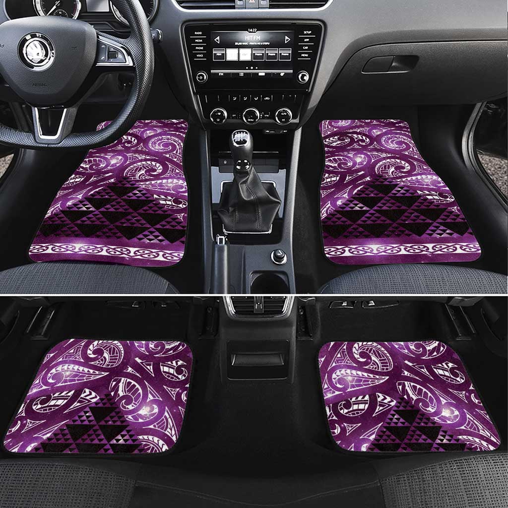 Matariki New Zealand Car Mats NZ Niho Taniwha Maori New Year Purple Galaxy