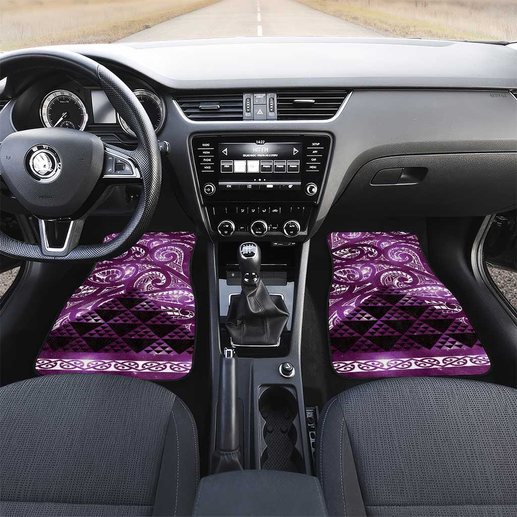 Matariki New Zealand Car Mats NZ Niho Taniwha Maori New Year Purple Galaxy