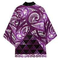 Matariki New Zealand Kimono NZ Niho Taniwha Maori New Year Purple Galaxy