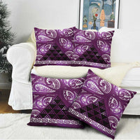 Matariki New Zealand Pillow Cover NZ Niho Taniwha Maori New Year Purple Galaxy