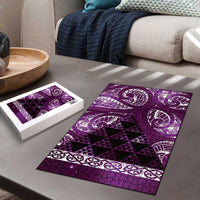 Matariki New Zealand Puzzle NZ Niho Taniwha Maori New Year Purple Galaxy